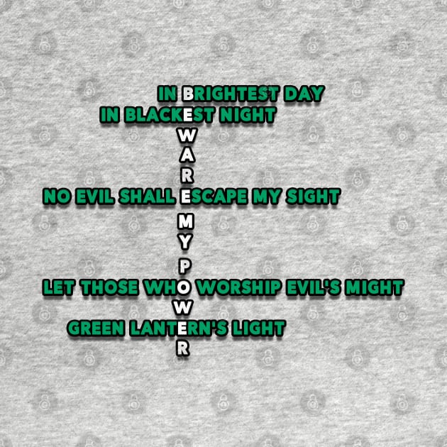 The Green Lantern Oath by JoeBurgett